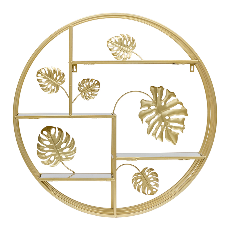 Полка Gold Tropical Shelf Золотой Полка Gold Tropical Shelf Золотой в Челябинске | Loft Concept