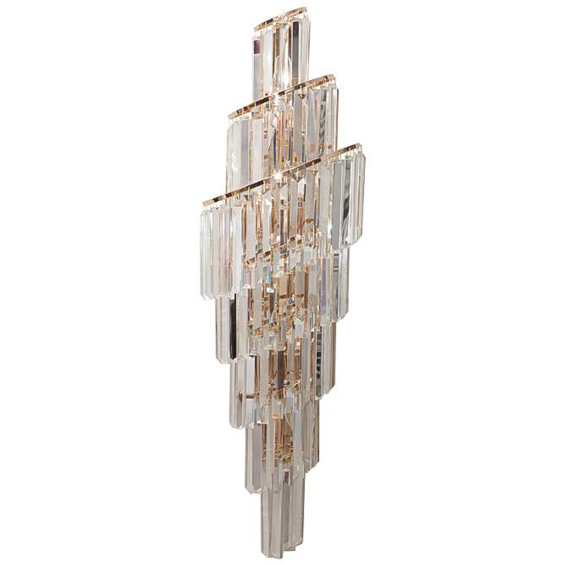 Бра Odeon Cascade Wall Lamp Left Золотой Прозрачное Стекло Бра Odeon Cascade Wall Lamp Left Золотой Прозрачное Стекло в Челябинске | Loft Concept