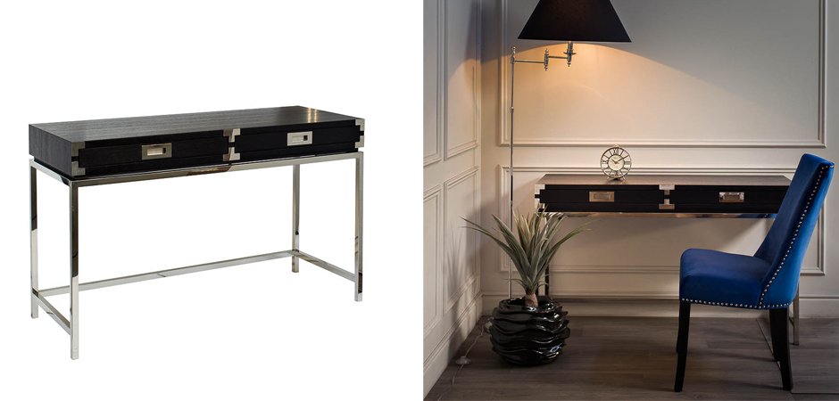 Рабочий стол Black Grace Desk Рабочий стол Black Grace Desk - Loft-Concept в Челябинске