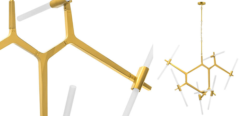 Люстра Agnes Chandelier Gold 14 Люстра Agnes Chandelier Gold 14 - Loft-Concept в Челябинске