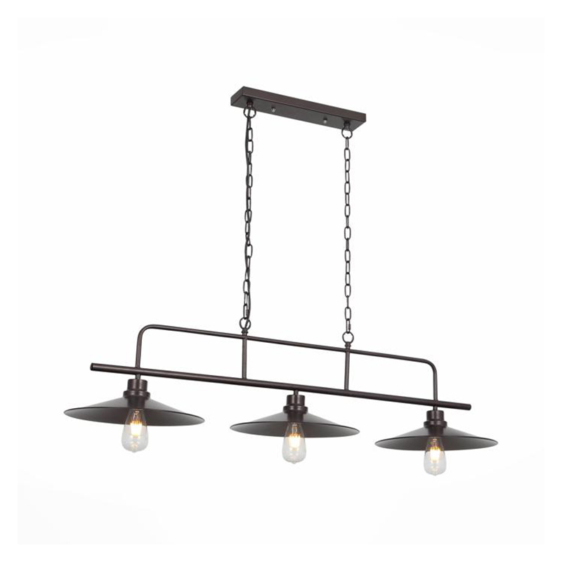 Люстра металлическая Metal chandelier techno Коричневый Люстра металлическая Metal chandelier techno Коричневый в Челябинске | Loft Concept