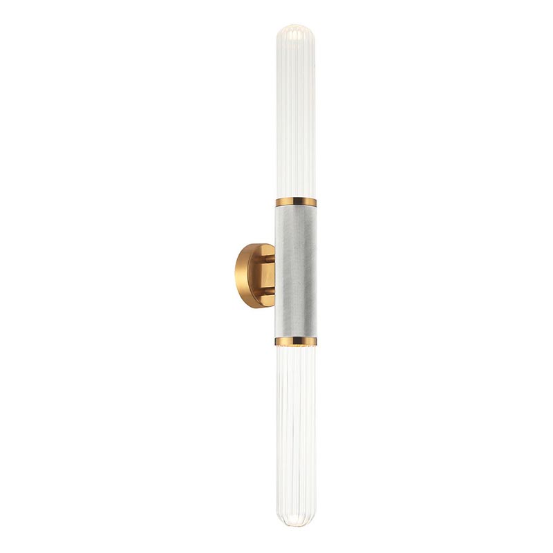 Бра Grover Chrome Transparent Wall Lamp Прозрачное Стекло Хром Глянцевое золото Бра Grover Chrome Transparent Wall Lamp Прозрачное Стекло Хром Глянцевое золото в Челябинске | Loft Concept