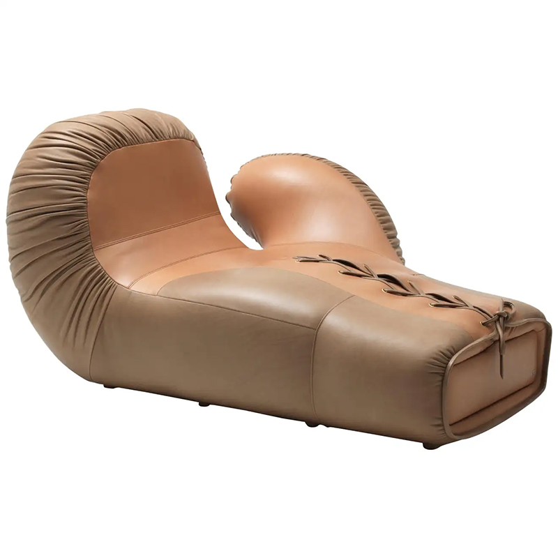 Кушетка Дизайнерская в форме Боксерской Перчатки Vintage De Sede boxing glove sectional sofa I Коричневый Бежевый Кушетка Дизайнерская в форме Боксерской Перчатки Vintage De Sede boxing glove sectional sofa I Коричневый Бежевый в Челябинске | Loft Concept