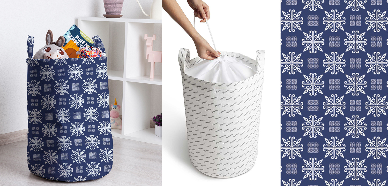 Корзина Snowflakes Basket - фото