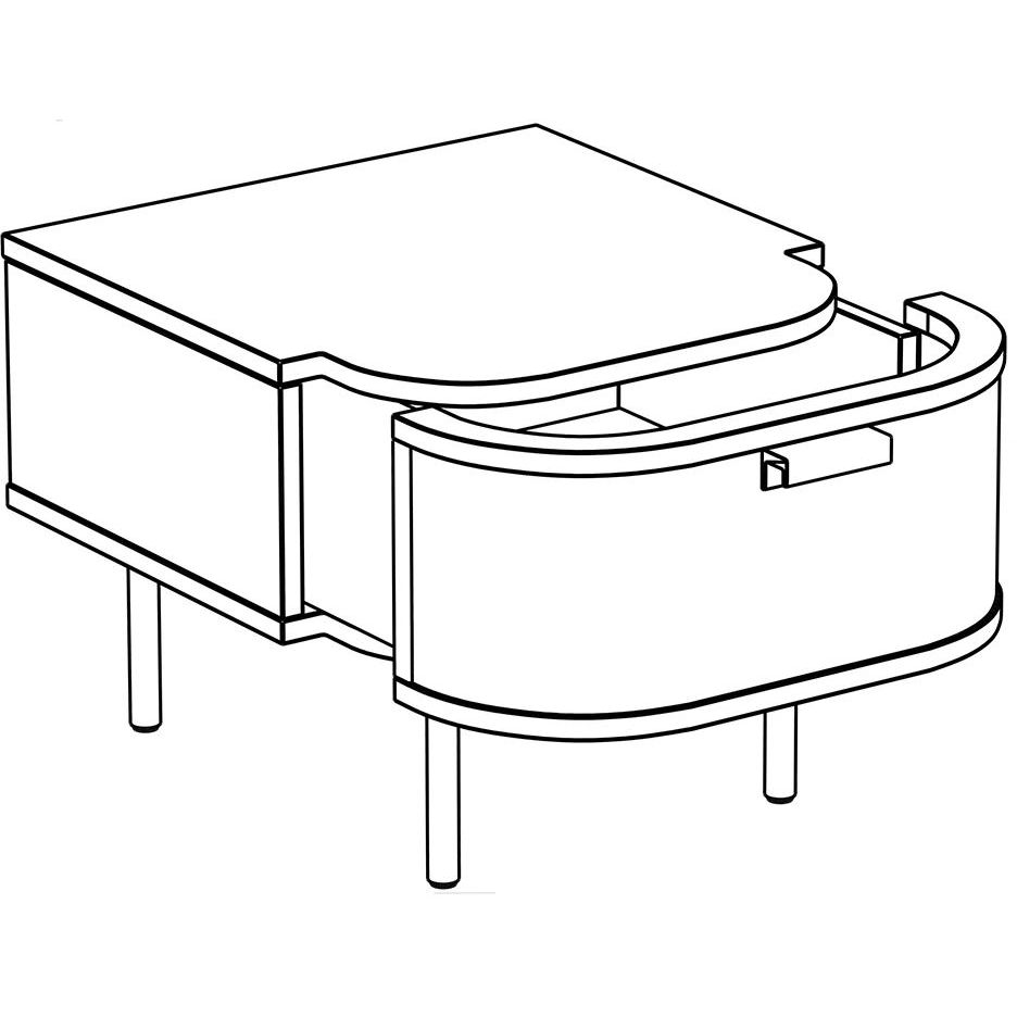 Тумба Ankio bedside table Тумба Ankio bedside table в Челябинске