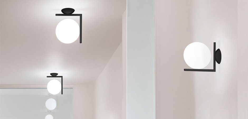 Бра Flos IC Lights C/W Black - Loft-Concept в Челябинске