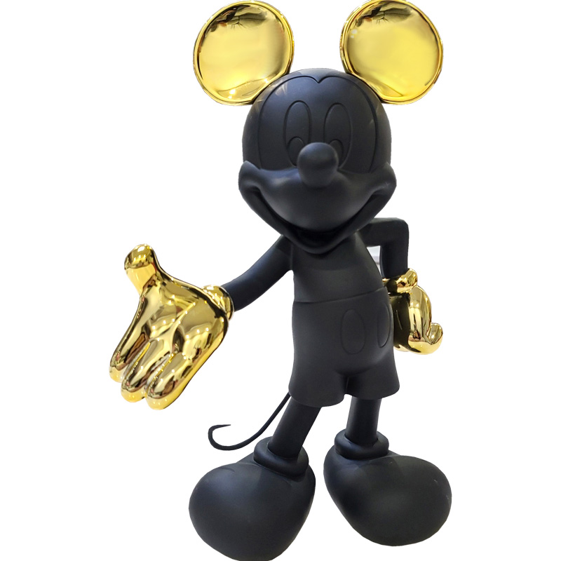 Статуэтка Mickey Mouse statuette black Черный Глянцевое золото Статуэтка Mickey Mouse statuette black Черный Глянцевое золото в Челябинске | Loft Concept