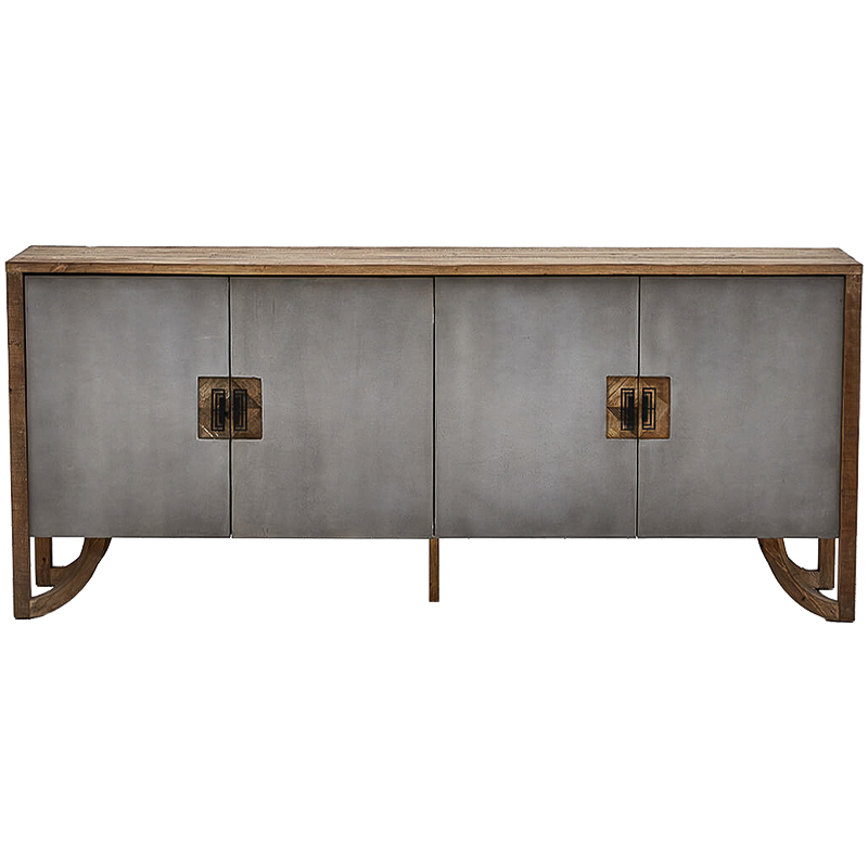 Комод дерево и бетон Keikala chest of drawers с 4-мя дверцами Древесина Серый Комод дерево и бетон Keikala chest of drawers с 4-мя дверцами Древесина Серый в Челябинске | Loft Concept
