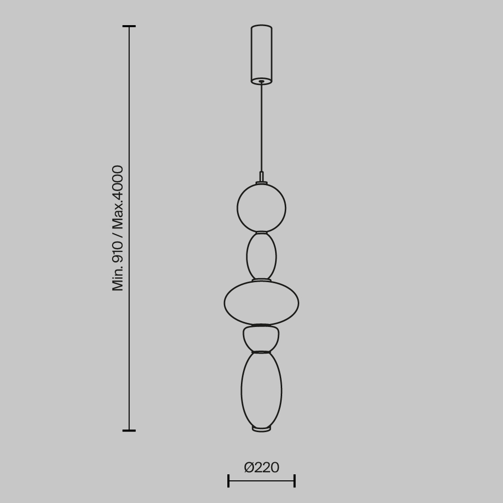 Подвесной светильник Adore LED 3000K 23Bт  в Челябинске