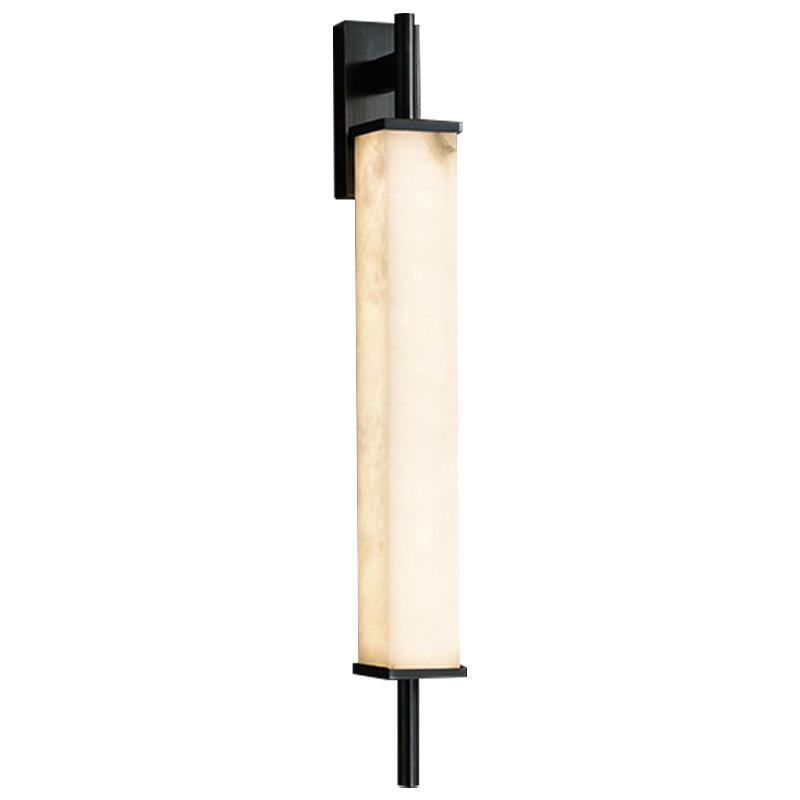 Бра Gaelle Modern Marble Wall Lamp Черный Белый Мрамор Bianco Темная медь Бра Gaelle Modern Marble Wall Lamp Черный Белый Мрамор Bianco Темная медь в Челябинске | Loft Concept