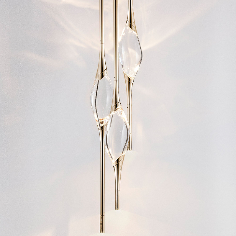 Подвесной светильник 12 Round Chandelier Gold Глянцевое золото Прозрачный Подвесной светильник 12 Round Chandelier Gold Глянцевое золото Прозрачный в Челябинске | Loft Concept