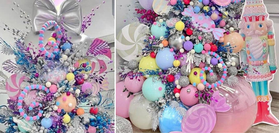 Дизайнерская Елка Премиум с Ярким Розовым Декором Christmas Tree Fun Game Дизайнерская Елка Премиум с Ярким Розовым Декором Christmas Tree Fun Game - Loft-Concept в Челябинске