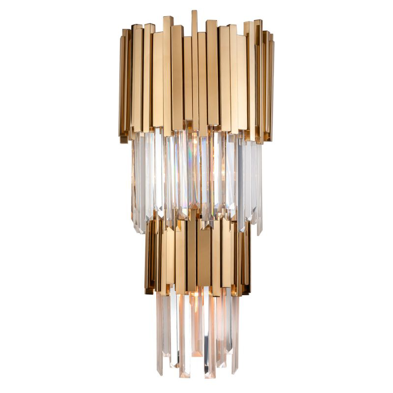 Бра Luxxu Modern Cascade Wall Lamp Gold 71 Золотой Прозрачное Стекло Бра Luxxu Modern Cascade Wall Lamp Gold 71 Золотой Прозрачное Стекло в Челябинске | Loft Concept
