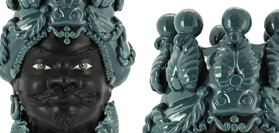 Ваза VASE MORO BIG MAN SIMPLY MAT dark turquoise Ваза VASE MORO BIG MAN SIMPLY MAT dark turquoise - Loft-Concept в Челябинске
