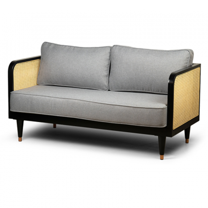 Диван Karely Sofa Серый Бежевый Черный Диван Karely Sofa Серый Бежевый Черный в Челябинске | Loft Concept