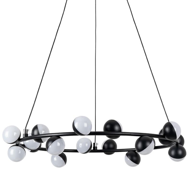 Люстра Vilelme Chandelier black 50 Черный Люстра Vilelme Chandelier black 50 Черный в Челябинске | Loft Concept
