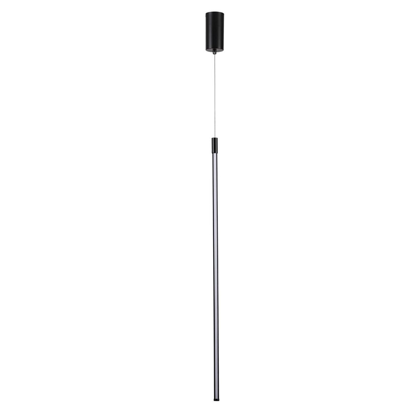 Подвесной светильник Trumpet Tube Black Thin Line Черный Белый Подвесной светильник Trumpet Tube Black Thin Line Черный Белый в Челябинске | Loft Concept