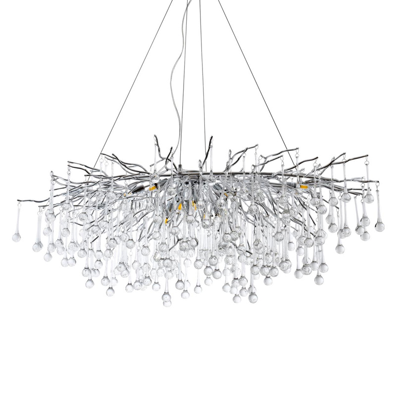 Люстра Большая Eucalyptus Silver Серебряный Люстра Большая Eucalyptus Silver Серебряный в Челябинске | Loft Concept