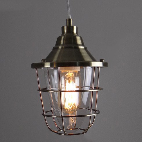 Подвесной светильник Loft Industry Metal Cage Бронза Подвесной светильник Loft Industry Metal Cage Бронза в Челябинске | Loft Concept