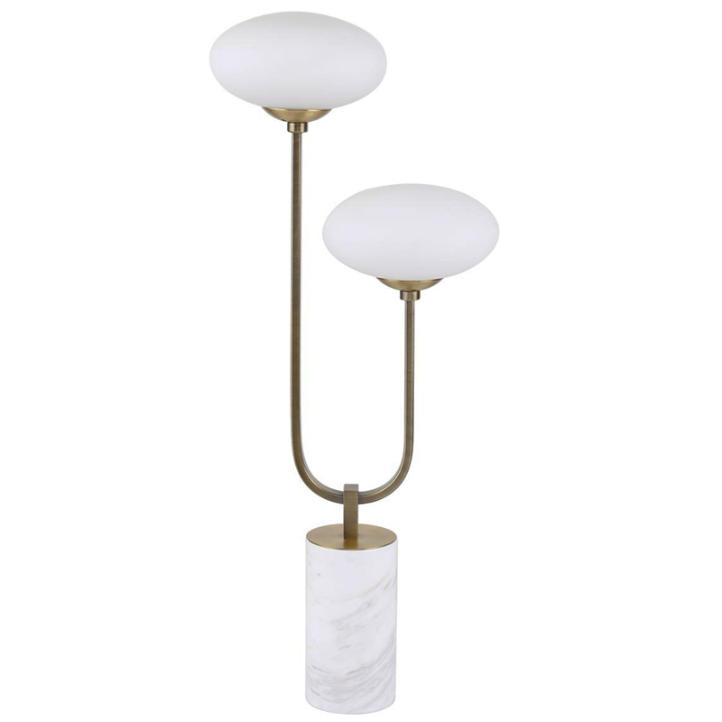Oval Balls Mushrooms Table Lamp Brass Латунь Прозрачный белый Oval Balls Mushrooms Table Lamp Brass Латунь Прозрачный белый в Челябинске | Loft Concept