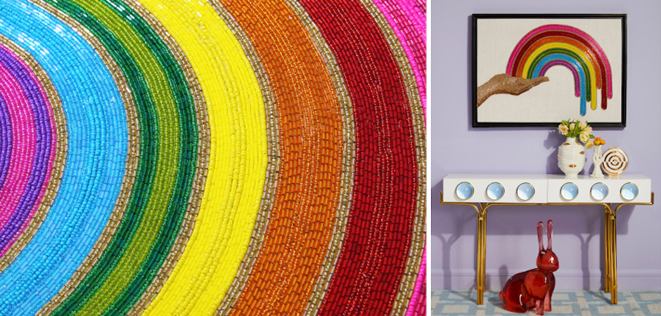 Панно Jonathan Adler RAINBOW BEADED WALL ART Панно Jonathan Adler RAINBOW BEADED WALL ART - Loft-Concept в Челябинске