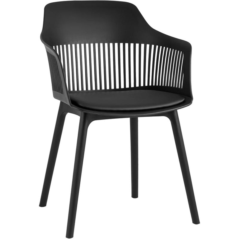 Стул Crocus Chair Черный цвет Велюровая подушка Черный в Челябинске | Loft Concept 