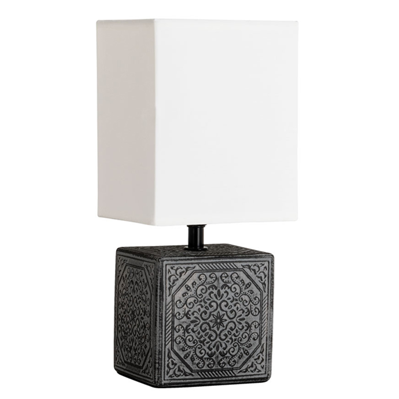 Настольная лампа Lazio Black Table Lamp Графит Настольная лампа Lazio Black Table Lamp Графит в Челябинске | Loft Concept