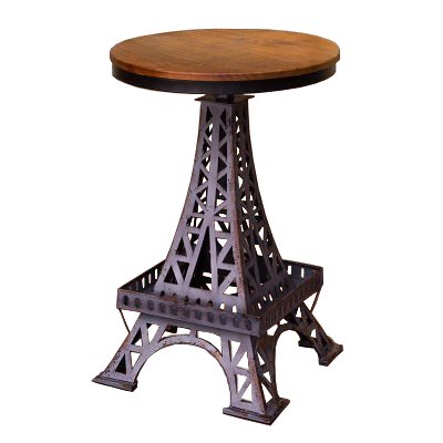 Барный стул Eiffel Tower Bar Stool Коричневый Черный Барный стул Eiffel Tower Bar Stool Коричневый Черный в Челябинске | Loft Concept