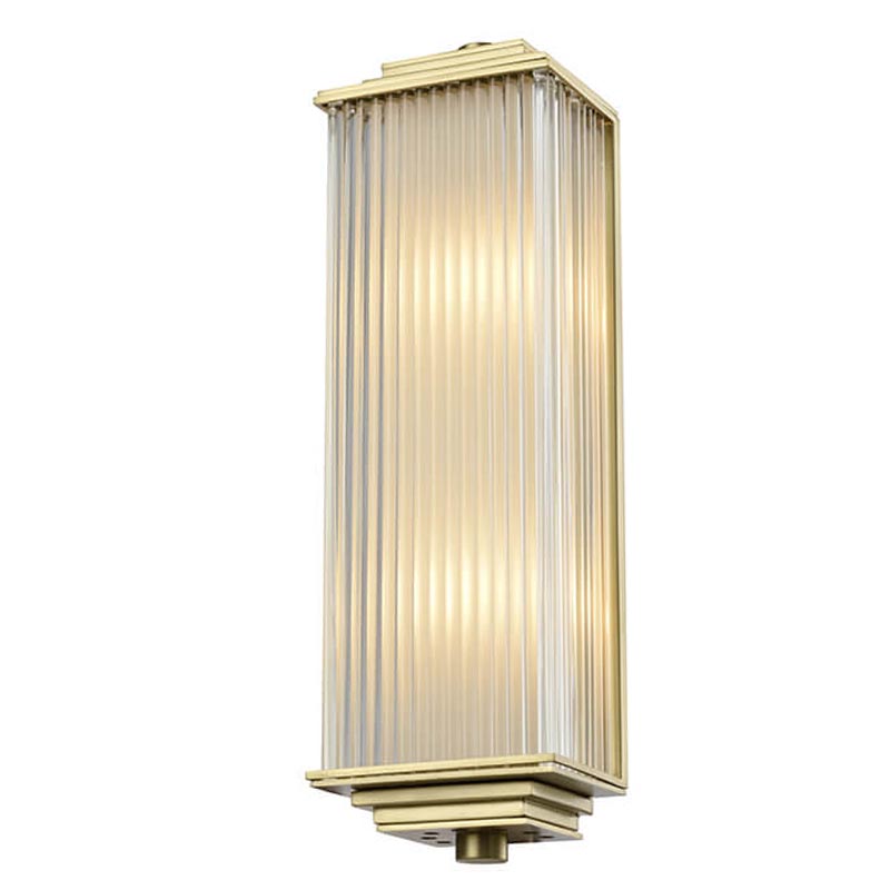 Бра Brion Glass Rectangle Wall Lamp Brass Латунь Прозрачный (Transparent) Бра Brion Glass Rectangle Wall Lamp Brass Латунь Прозрачный (Transparent) в Челябинске | Loft Concept