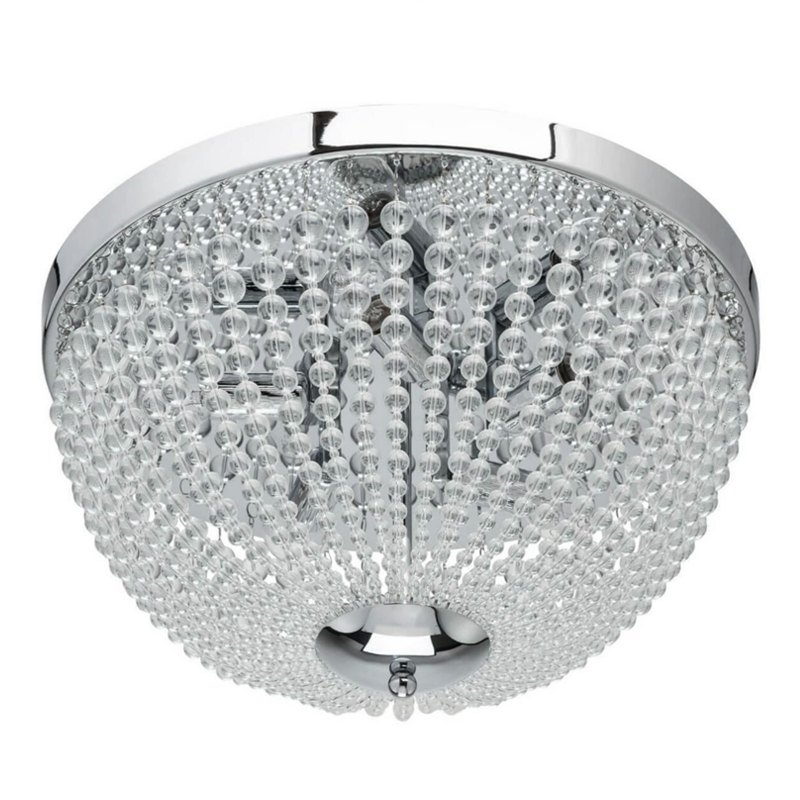 Потолочный светильник Virginia Clear Beads ceiling Chrome S Хром Прозрачное Стекло Потолочный светильник Virginia Clear Beads ceiling Chrome S Хром Прозрачное Стекло в Челябинске | Loft Concept