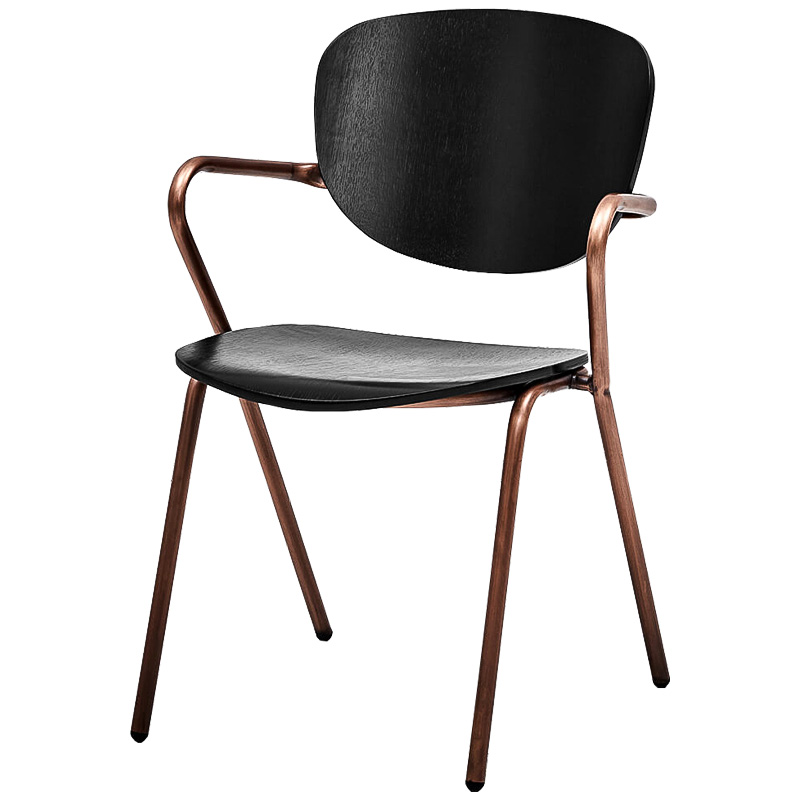 Стул Alpha Stool Черный Бронза Стул Alpha Stool Черный Бронза в Челябинске | Loft Concept