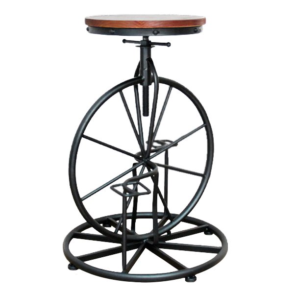 Барный стул Велосипед Lovt Bar Stool bicycle Коричневый Черный Барный стул Велосипед Lovt Bar Stool bicycle Коричневый Черный в Челябинске | Loft Concept