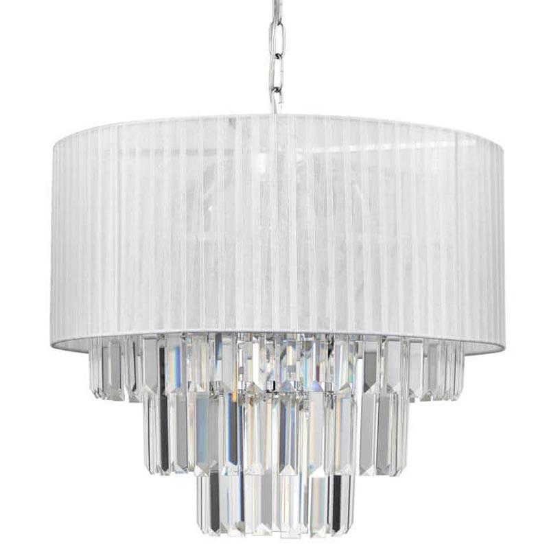 Люстра Laurella Chandelier Прозрачный (Transparent) Хром Люстра Laurella Chandelier Прозрачный (Transparent) Хром в Челябинске | Loft Concept