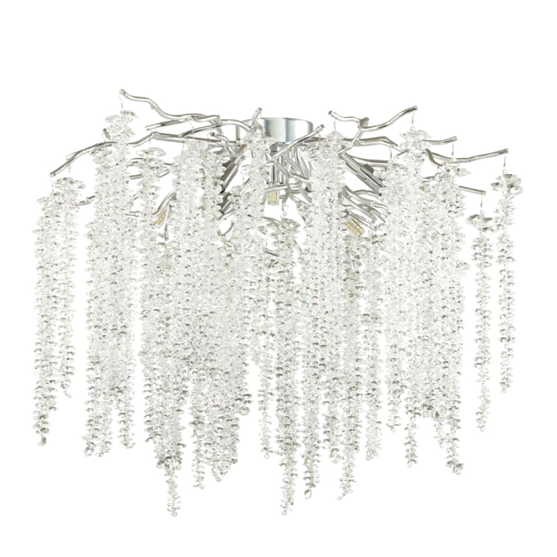 Люстра Хрустальная Fairy Tree Silver на 8 ламп Серебряный Люстра Хрустальная Fairy Tree Silver на 8 ламп Серебряный в Челябинске | Loft Concept