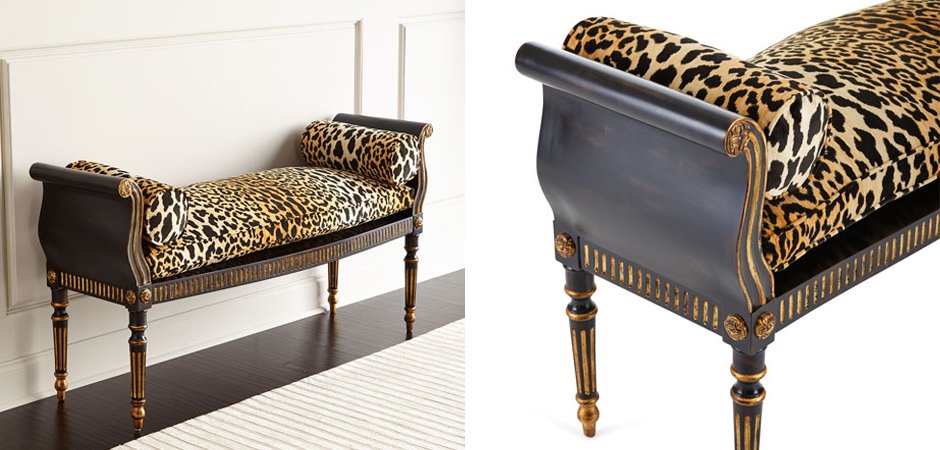 Оттоманка Attina Leopard Bench Оттоманка Attina Leopard Bench - Loft-Concept в Челябинске