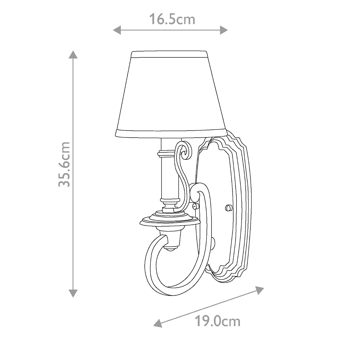 Бра бронзового цвета со светло-янтарным абажуром из органзы Hinkley в Челябинске