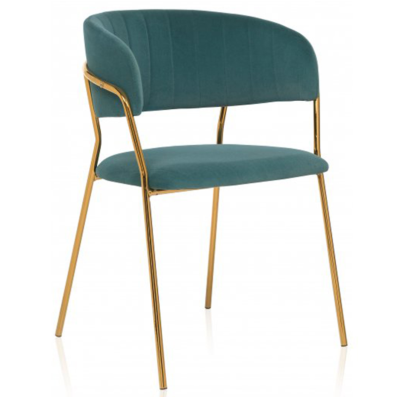 Стул Janine Stool Зеленый Золотой Стул Janine Stool Зеленый Золотой в Челябинске | Loft Concept