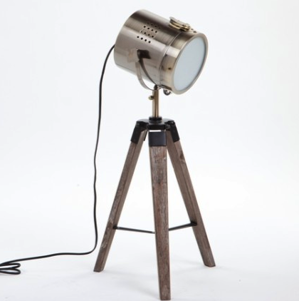 Настольная лампа Loft Tripod Mini Нержавеющая сталь Настольная лампа Loft Tripod Mini Нержавеющая сталь в Челябинске | Loft Concept