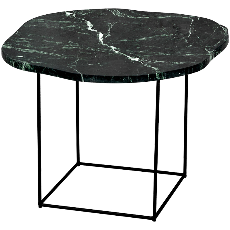 Кофейный стол с зелёной мраморной столешницей Gillespie Coffee Table Черный Зеленый Кофейный стол с зелёной мраморной столешницей Gillespie Coffee Table Черный Зеленый в Челябинске | Loft Concept