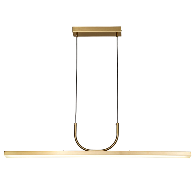 Минималистичная золотая люстра Trumpet tube Белый Золотой Минималистичная золотая люстра Trumpet tube Белый Золотой в Челябинске | Loft Concept