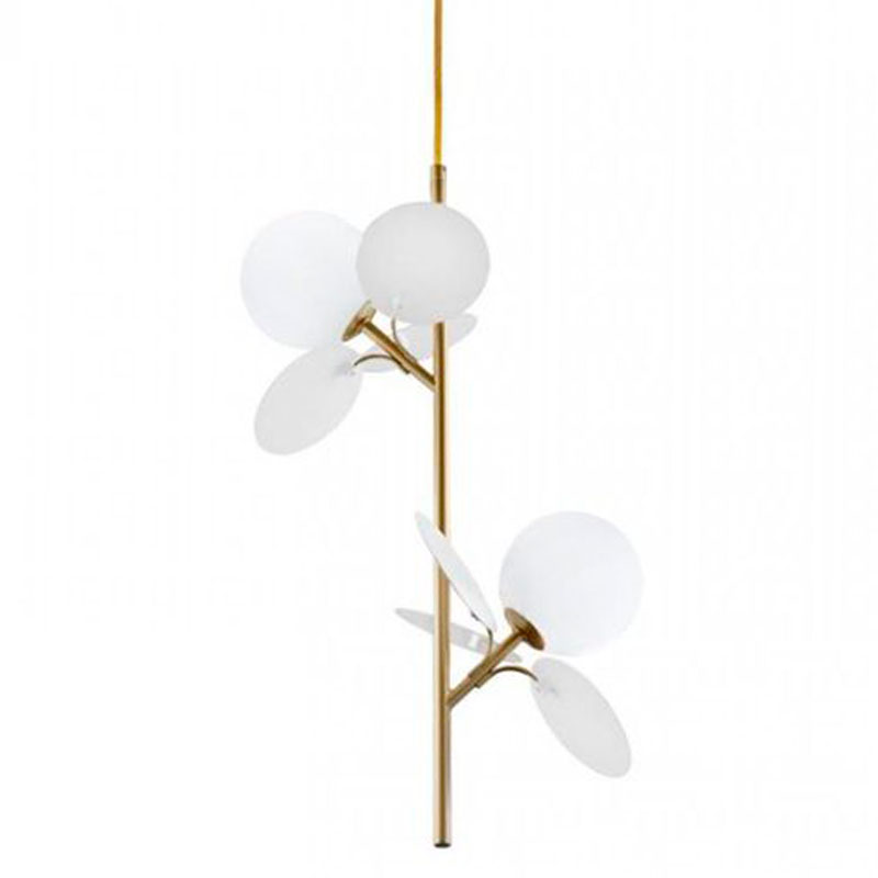 Люстра MATISSE Pendant Double White Золотой Белый Люстра MATISSE Pendant Double White Золотой Белый в Челябинске | Loft Concept