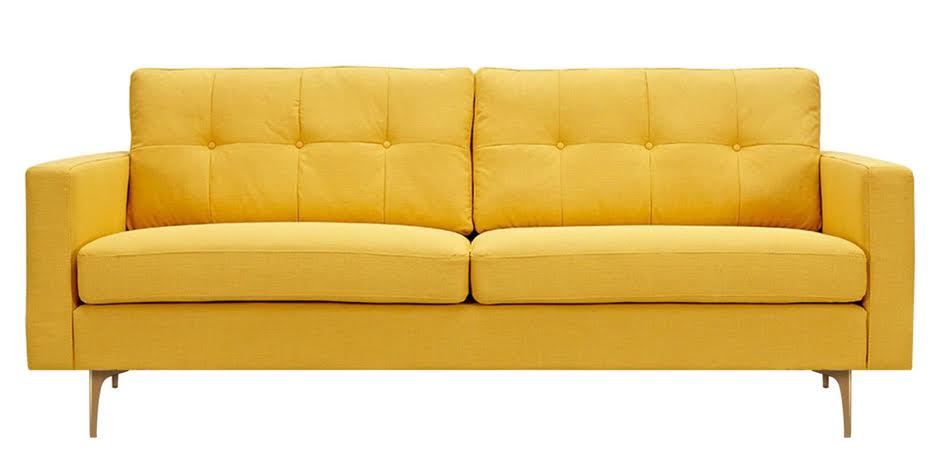 Диван Papaya Yellow Greta Sofa Диван желтая шерсть Диван Papaya Yellow Greta Sofa Диван желтая шерсть - Loft-Concept в Челябинске