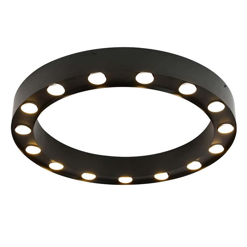 Потолочный светильник Dugan Ceiling Lamp 70 Черный Потолочный светильник Dugan Ceiling Lamp 70 Черный в Челябинске | Loft Concept