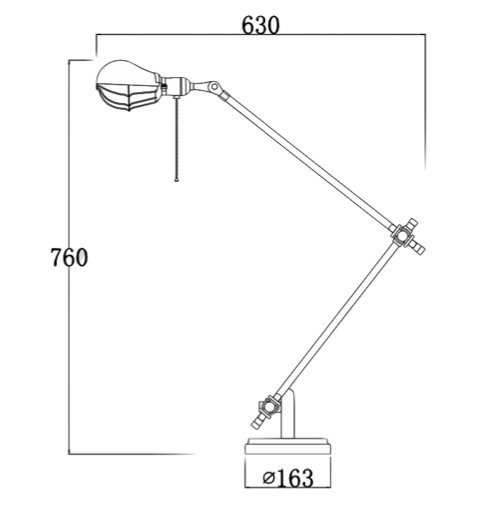 Настольный светильник Steampunk Extension Pole Table 2 Настольный светильник Steampunk Extension Pole Table 2 в Челябинске