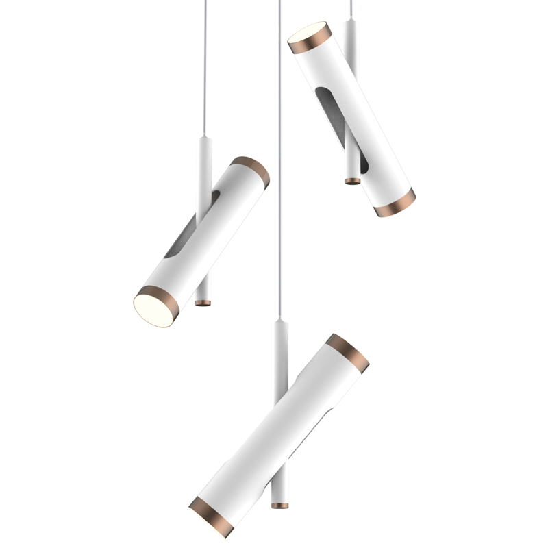 Люстра Rainer Chandelier Trio white Белый Золотой Люстра Rainer Chandelier Trio white Белый Золотой в Челябинске | Loft Concept