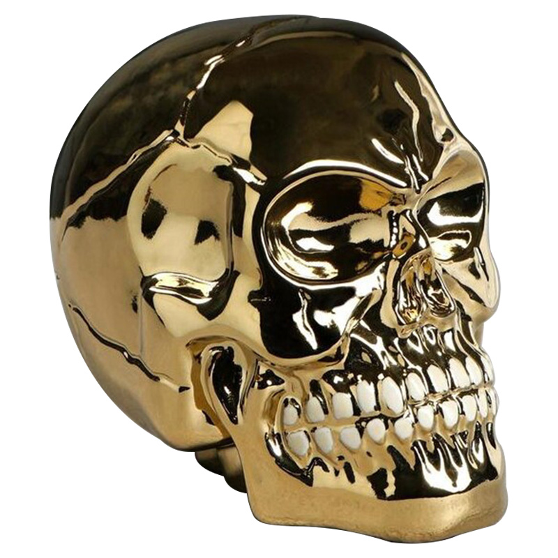 Статуэтка Golden Skull Золотой Статуэтка Golden Skull Золотой в Челябинске | Loft Concept