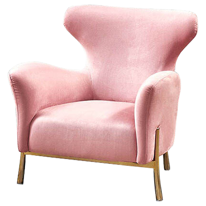 Кресло Blount Chair Золотой Розовый в Челябинске | Loft Concept 