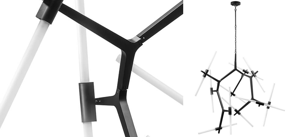 Люстра Агнес Chandelier Black 20 Люстра Агнес Chandelier Black 20 - Loft-Concept в Челябинске