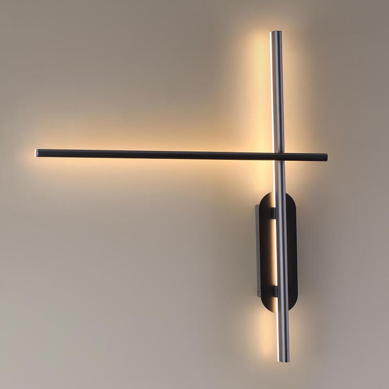 Бра Rolf Two Black Lines Черный Бра Rolf Two Black Lines Черный в Челябинске | Loft Concept