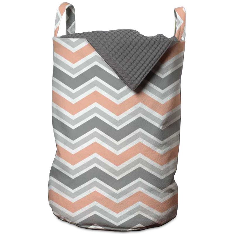 Корзина Gray Chevron Basket Мульти Корзина Gray Chevron Basket Мульти в Челябинске | Loft Concept